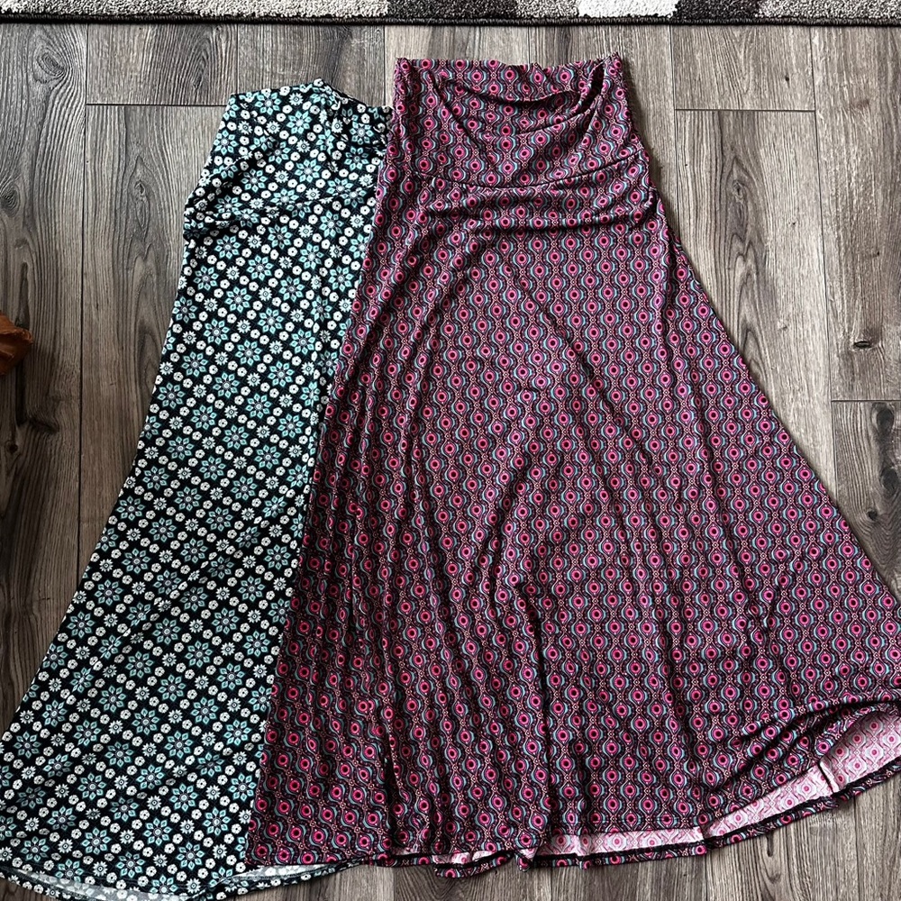 LuLaRoe maxi skirts lot of 2 size XS